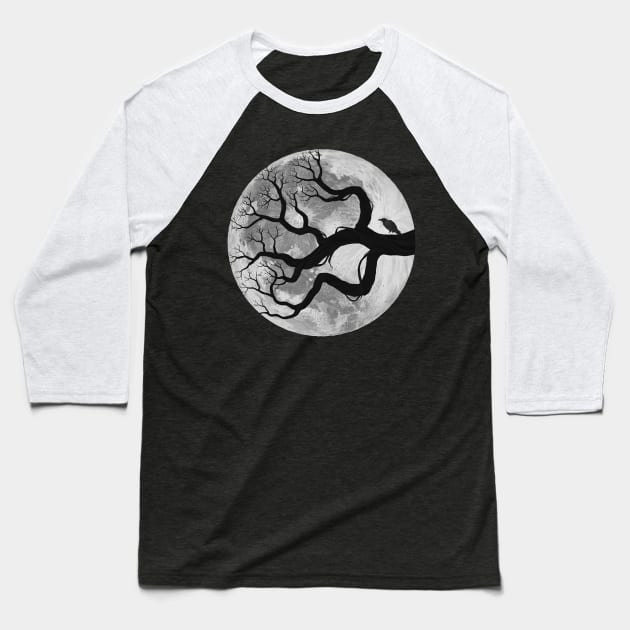 Moon Roots Baseball T-Shirt by Lumos19Studio